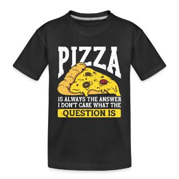 Pizza Italie Pizza Pizza Cuisine - T-shirt bio Premium Enfant - noir - Devant