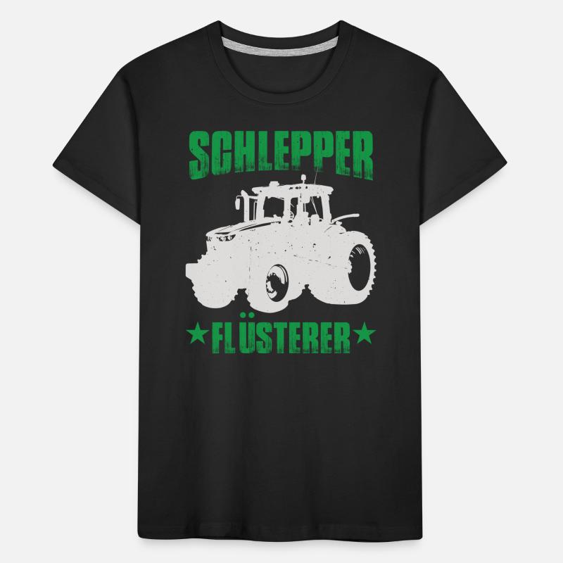 Schlepper Flüsterer Traktor Kinder Premium Bio T-Shirt