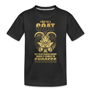 Horoscope astrologique du signe du zodiaque du Capricorne - T-shirt bio Premium Enfant - noir - Devant