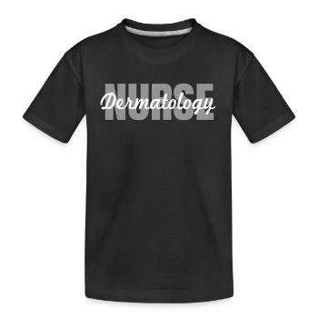Dermatological nurse - Kids' Premium Organic T-Shirt - black - Front