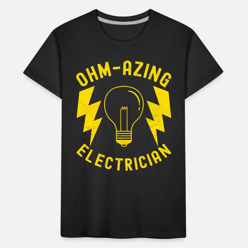 Electrician Electronics Technician Kids' Premium Organic T-Shirt