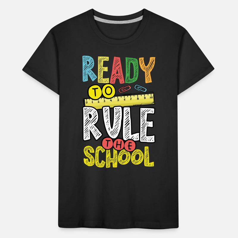 Prêt à diriger l’école T-shirt bio Premium Enfant