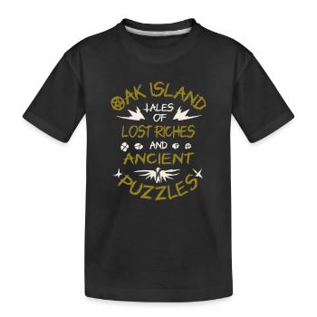 Oak Island / Treasure Hunting Oak Island Mystery - Kinder Premium Bio T-Shirt - Schwarz - Vorne