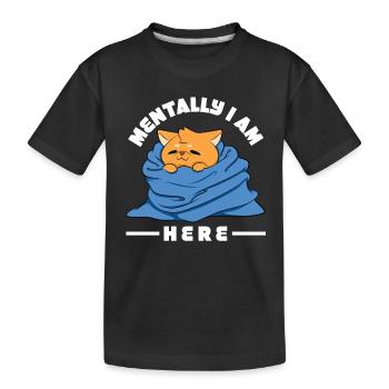 Spirituellement, je suis ici - T-shirt bio Premium Enfant - noir - Devant