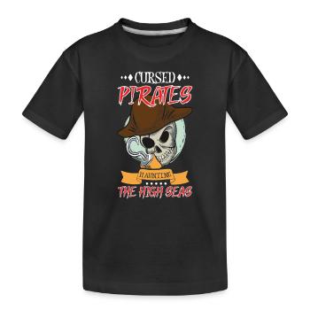 Horreur Pirate Bateau Pirate Pirate Captain Horreur - T-shirt bio Premium Enfant - noir - Devant