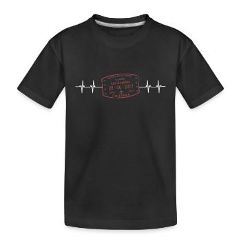 California This Place - Kinder Premium Bio T-Shirt - Schwarz - Vorne