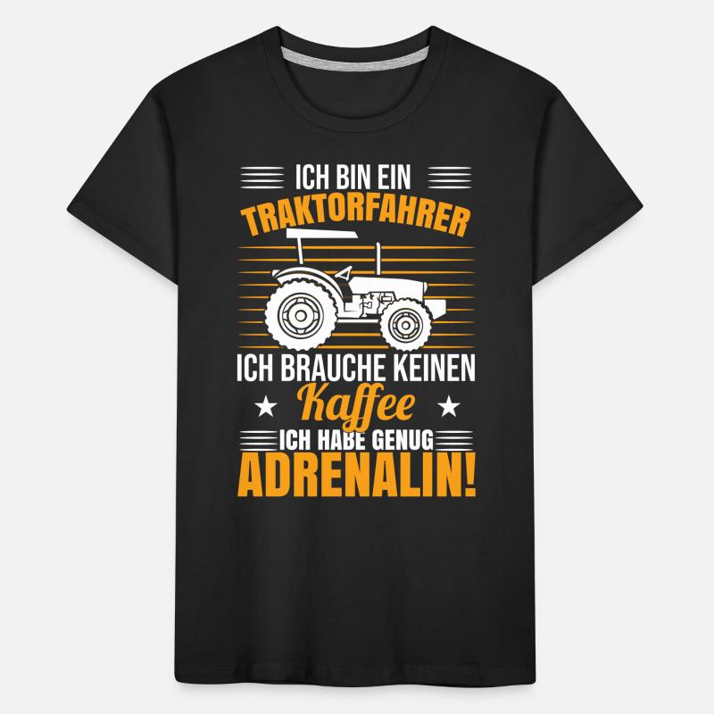 Ich bin Traktorfahrer Kinder Premium Bio T-Shirt