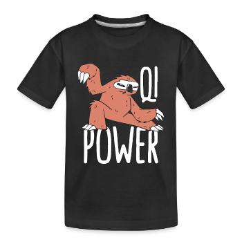 Tai Chi Qi Power Arts Martiaux Taiji Tai Chi Lover - T-shirt bio Premium Enfant - noir - Devant