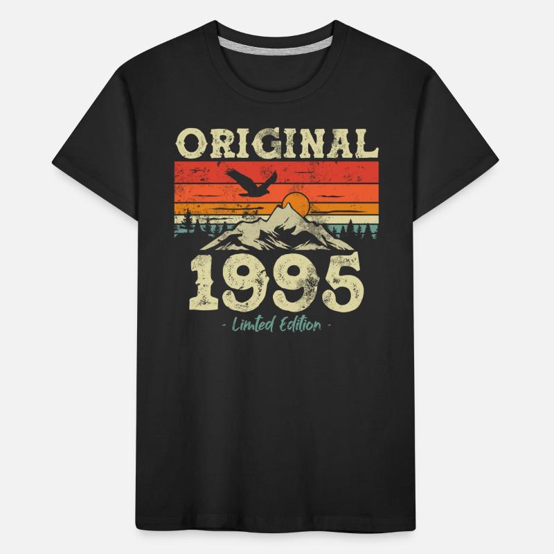 Original 1995 Geburtstags-Geschenk Kinder Premium Bio T-Shirt