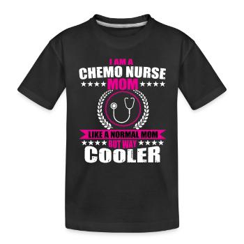 Chemo Nurse Mom Outfit Fête des mères - T-shirt bio Premium Enfant - noir - Devant