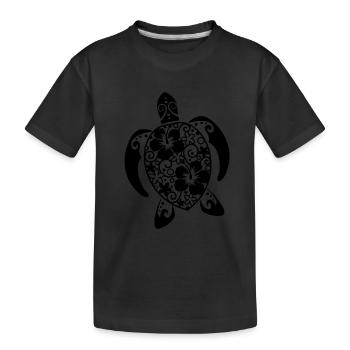 Waikiki Île d’Honolulu - T-shirt bio Premium Enfant - noir - Devant