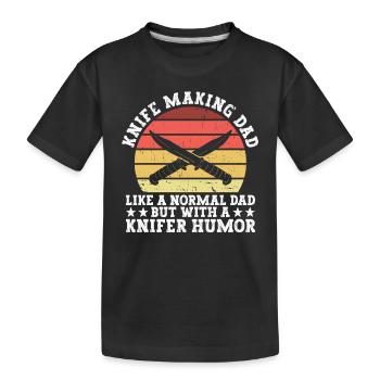 Messermacher Vater Und Messer Machen Vater - T-shirt bio Premium Enfant - noir - Devant