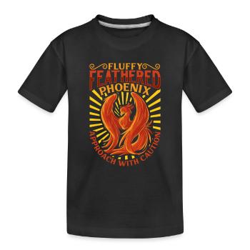 Phoenix Bird Mythical Creatures - Kids' Premium Organic T-Shirt - black - Front