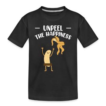 Décollez la banane Happiness - T-shirt bio Premium Enfant - noir - Devant