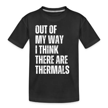 I believe there are thermal rc sailors - Kids' Premium Organic T-Shirt - black - Front