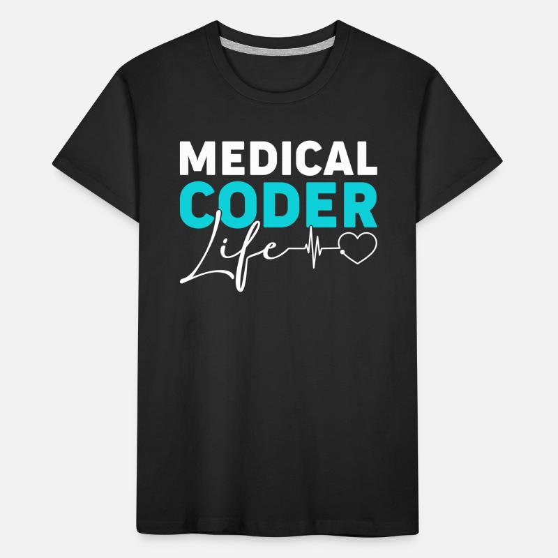 Codage médical Codeurs médicaux T-shirt bio Premium Enfant