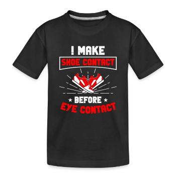 Shoe Collector Sneaker Collector Sneakerhead - Kids' Premium Organic T-Shirt - black - Front