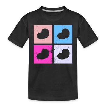 Purée de pommes de terre Retro Cadeau - T-shirt bio Premium Enfant - noir - Devant