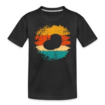 Purée de pommes de terre Retro Cadeau - T-shirt bio Premium Enfant - noir - Devant