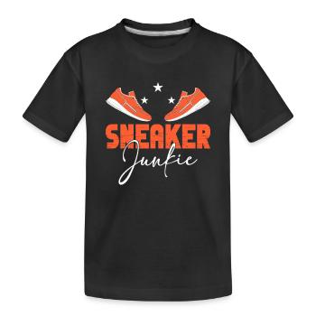Shoe Collector Sneaker Collector Sneakerhead - Kids' Premium Organic T-Shirt - black - Front