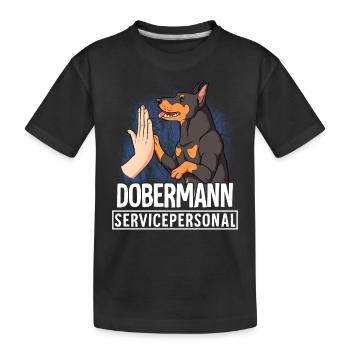 Doberman - T-shirt bio Premium Enfant - noir - Devant