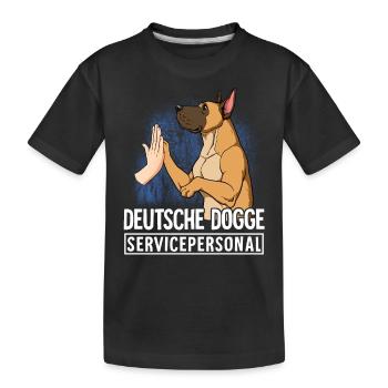 Great Dane - Kids' Premium Organic T-Shirt - black - Front
