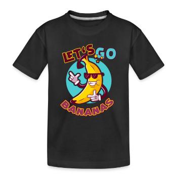 Go Bananas T-Shirt - T-shirt bio Premium Enfant - noir - Devant