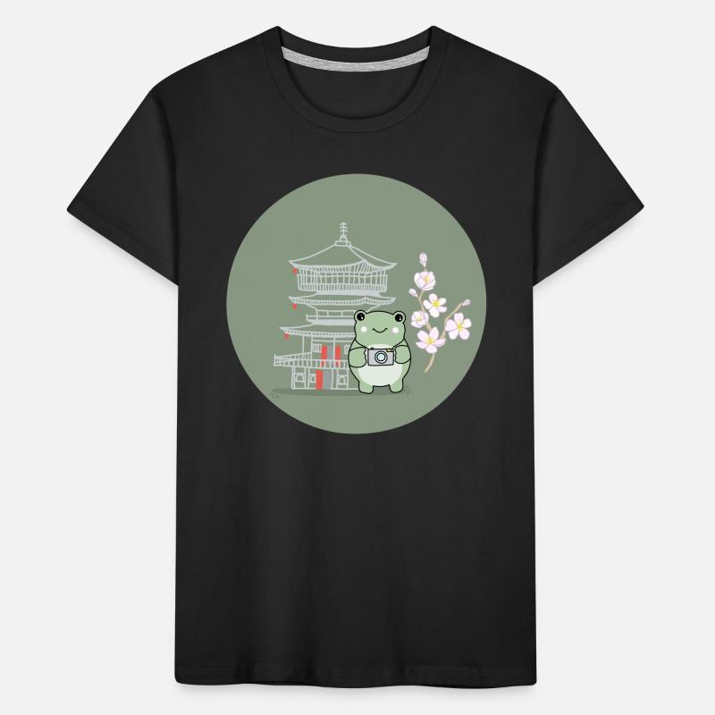 Tadpole Tree Frog Toad Frog Breeder Frog Kids' Premium Organic T-Shirt