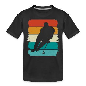 Eishockey Hockey sur glace - T-shirt bio Premium Enfant - noir - Devant