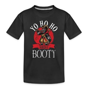 Corbeau Pirate Bateau Pirate Pirate Pirate Capitaine Pirate - T-shirt bio Premium Enfant - noir - Devant
