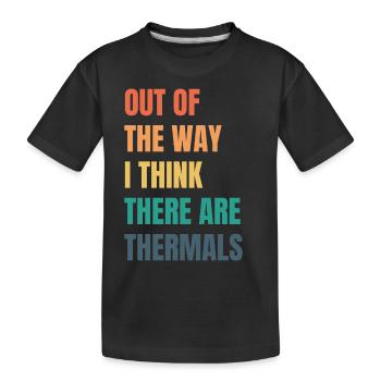 I believe there are thermal rc sailors - Kids' Premium Organic T-Shirt - black - Front