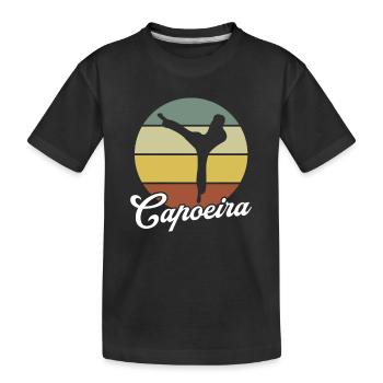 Capoeira - T-shirt bio Premium Enfant - noir - Devant