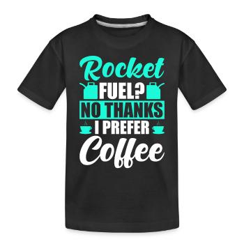 Luft- und Raumfahrtingenieur - Kinder Premium Bio T-Shirt - Schwarz - Vorne