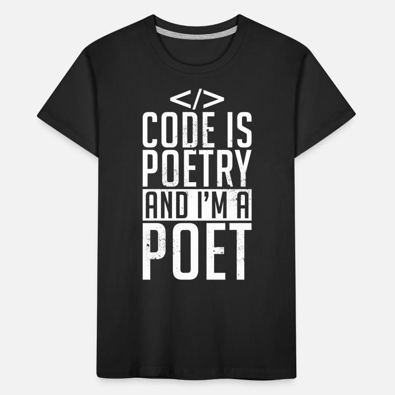 Code Codeur Programmeur Développeur Codeur T-shirt bio Premium Enfant