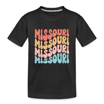 Summer Float Trip River Tube Tubing - Kids' Premium Organic T-Shirt - black - Front