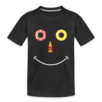 Summer Float Trip River Tube Tubing - Kids' Premium Organic T-Shirt - black - Front