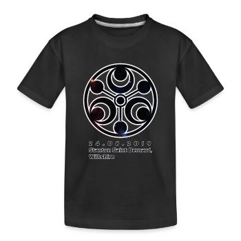 Station Saints Bernard Crop Circle, Wiltshire 24-0 - Kids' Premium Organic T-Shirt - black - Front