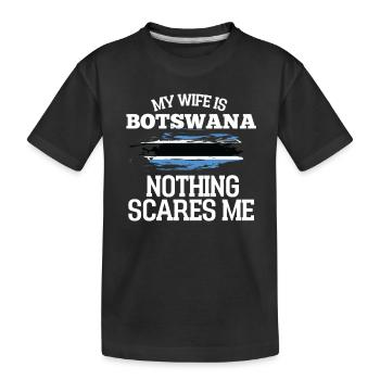 Botswana Épouse - T-shirt bio Premium Enfant - noir - Devant