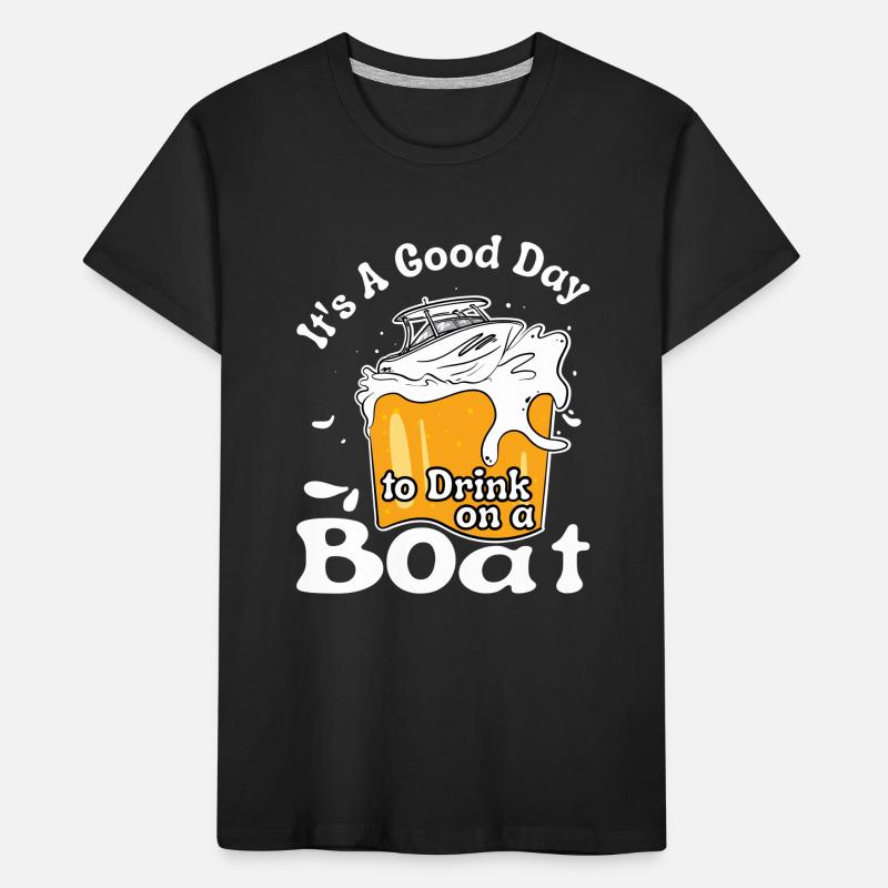 Drink auf einem Boot Kinder Premium Bio T-Shirt