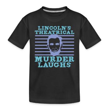 Abraham Lincoln Theater Theatre Histoire des États-Unis - T-shirt bio Premium Enfant - noir - Devant