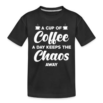 Réceptionniste Cadeau Idée d’emploi Réceptionniste - T-shirt bio Premium Enfant - noir - Devant