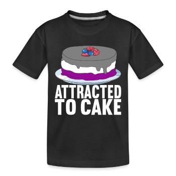 Asexuel Ace - Kids' Premium Organic T-Shirt - black - Front