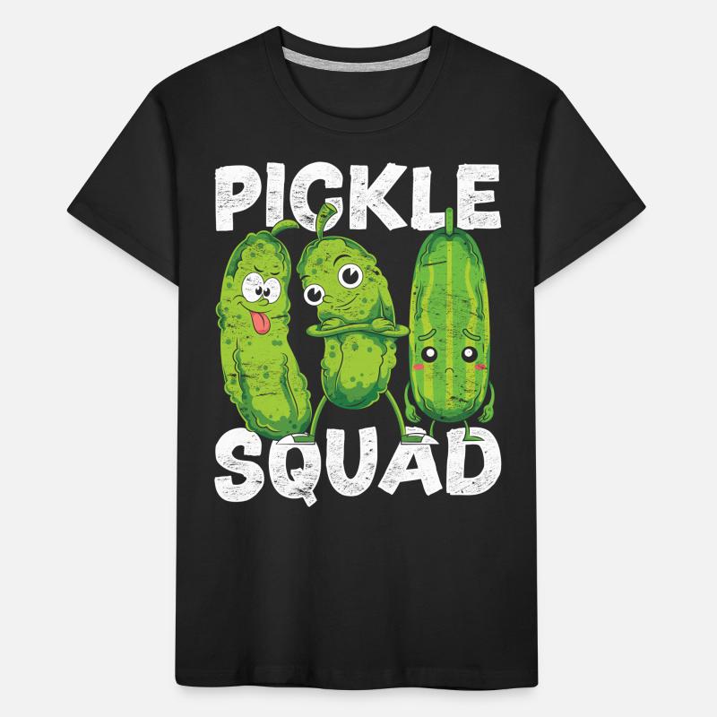 Concombre Escouade Cornichon Cadeau Concombre Drôle T-shirt bio Premium Enfant