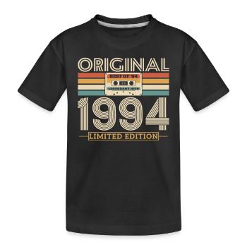 Unique birthday present 1994 - Kids' Premium Organic T-Shirt - black - Front