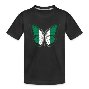 Nigéria - T-shirt bio Premium Enfant - noir - Devant