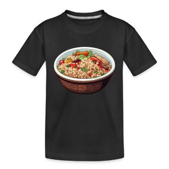 Bol de couscous - T-shirt bio Premium Enfant - noir - Devant