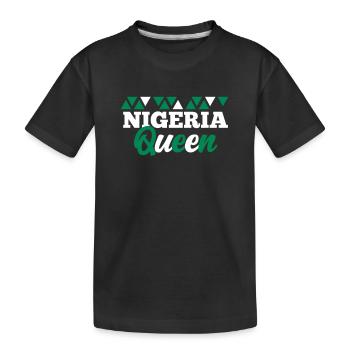 Nigéria - T-shirt bio Premium Enfant - noir - Devant