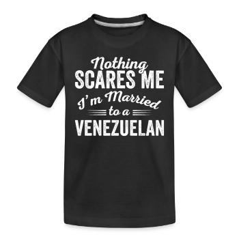 Venezuela marié Latino Latina Vénézuélien - T-shirt bio Premium Enfant - noir - Devant