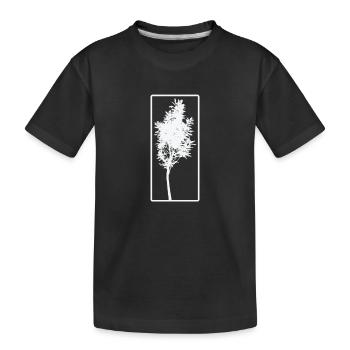 Arbre Portait Nature Forêts Feuilles - T-shirt bio Premium Enfant - noir - Devant