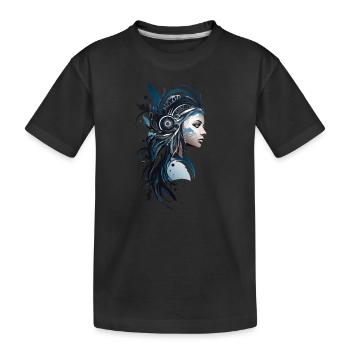 Chef de tribu - T-shirt bio Premium Enfant - noir - Devant